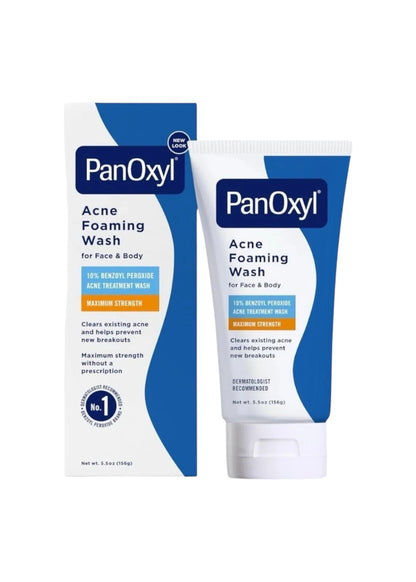 PanOxyl Acne Foaming Wash Benzoyl Peroxide 10% Maximum Strength