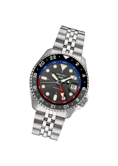 Seiko 5 SSK019 Sports SKX GMT Automatic Grey Dial Men's Watch