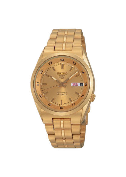 Seiko SNK574J1 5 Automatic Gold Dial Men's Watch