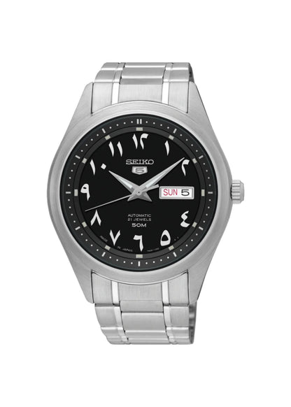 Seiko 5 SNKP21J1 Automatic Black Arabic Dial Men's Watch
